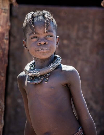 Himba Tribe Namibia bambino